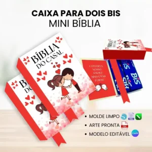 CAIXA PARA 2 BIS - MINI BÍBLIA DO CASAL