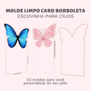 03 MOLDES LIMPO CARD DE BORBOLETA