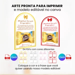 CARD PARA BOMBOM| MIMO FIM DE ANO