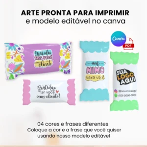 BALINHAS EDITÁVEIS NO CANVA + PDF PRONTO PARA IMPRIMIR