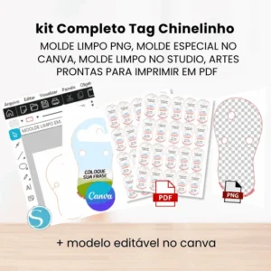 KIT COMPLETO - TAG PARA XUXINHA CHINELINHO