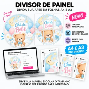 DIVISOR DE PAINEL – DIVIDA SUA ARTE DE FORMA AUTOMATICA E RECEBA EM PDF